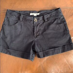Forever 21 black denim shorts- size 25